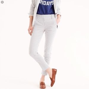 NWT Seersucker Cameron Slim Crop Pant